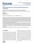 Data mining approach to predict academic performanceof students Cover Page