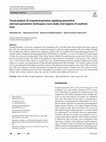 Trend analysis of evapotranspiration applying parametric and non-parametric techniques (case study: arid regions of southern Iran) Cover Page