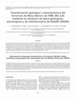 Caracterización geológica y sismotectónica del terremoto de Mula (febrero de 1999, Mb: 4,8), mediante la utilización de datos geológicos, sismológicos y de interferometría de RADAR (INSAR) Cover Page