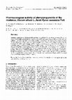 Pharmacological activity of phenylpropanoids of the mistletoe, Viscum album L., host: Pyrus caucasica Fed Cover Page