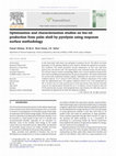 Optimization and characterization studies on the production of bio-diesel from WSO using carbon catalyst derived from coconut meal residue Cover Page