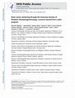 Research paper thumbnail of Early career mentoring through the American Society of Pediatric Hematology/Oncology: Lessons learned from a pilot program