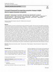 A research framework for projecting ecosystem change in highly diverse tropical mountain ecosystems Cover Page