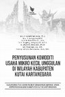 PENYUSUNAN KOMODITI USAHA MIKRO KECIL UNGGULAN DI WILAYAH KABUPATEN KUTAI KARTANEGARA Cover Page