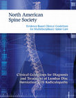 An evidence-based clinical guideline for the diagnosis and treatment of lumbar disc herniation with radiculopathy Cover Page