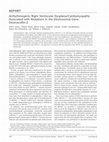 Research paper thumbnail of Arrhythmogenic Right Ventricular Dysplasia/Cardiomyopathy Associated with Mutations in the Desmosomal Gene Desmocollin-2