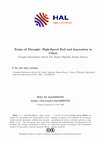 Research paper thumbnail of Trains of Thought: High-Speed Rail and Innovation in China