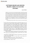 Research paper thumbnail of Gettiered Beliefs are Genuine Beliefs