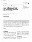 Exploring the effects of coworking in two European cities: Financialisation flows and consumption patterns in Athens and Berlin Cover Page