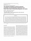 The seasonal oscillation of physico-chemical parameters and phytoplankton distribution from South West Coast of India (Bharathapuzha river basin) Cover Page