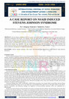 Research paper thumbnail of A CASE REPORT ON NSAID INDUCED STEVENS-JOHNSON SYNDROME