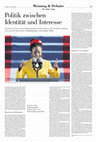 Identitäten und Interessen, in: Neue Zürcher Zeitung (01.06.2024). Cover Page