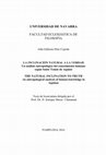 La inclinación natural a la verdad. un análisis antropológico del conocimiento humano según santo Tomás de Aquino (THE NATURAL INCLINATION TO TRUTH 
An antropological analysis of human knowledge in 
Aquina) Cover Page