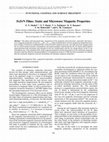 Research paper thumbnail of FeZrN Films: Static and Microwave Magnetic Properties