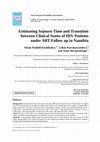 Estimating Sojourn Time and Transition between Clinical States of HIV Patients under ART Follow up in Namibia Cover Page