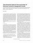 Time-resolved optical characterization of electrical activity in integrated circuits Cover Page