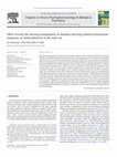 Research paper thumbnail of Effect of early life housing manipulation on baseline and drug-induced behavioural responses on neurochemistry in the male rat