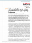 Research paper thumbnail of GLN: a method to reveal unique properties of lasso type topology in proteins