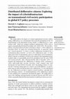 Distributed deliberative citizens: Exploring the impact of cyberinfrastructure on transnational civil society participation in global ICT policy processes Cover Page