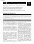 Research paper thumbnail of Identification of Safranal as the Main Allelochemical from Saffron (Crocus sativus)