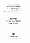 Schroder Gerharts y Breuninger Helga Teoria de la cultura Cover Page