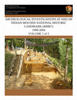 Research paper thumbnail of Archeological Investigations at Shiloh Indian Mounds National Historic Landmark,40HR7, 1999-2004. David G. Anderson, John E. Cornelison, Jr., and Sarah C. Sherwood, editors. 2013. Southeast Archeological Center, National Park Service, Tallahassee, Florida.