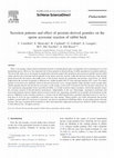 Research paper thumbnail of Secretion patterns and effect of prostate-derived granules on the sperm acrosome reaction of rabbit buck