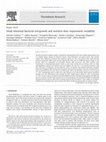 Research paper thumbnail of Small intestinal bacterial overgrowth and warfarin dose requirement variability