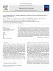 Research paper thumbnail of In vitro toxic effects of metal compounds on kinetic traits and ultrastructure of rabbit spermatozoa