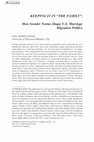 Research paper thumbnail of Keeping It in “the Family”: How Gender Norms Shape U.S. Marriage Migration Politics