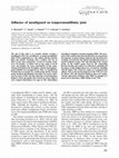 Research paper thumbnail of Influence of mouthguard on temporomandibular joint