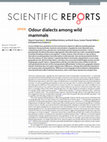 Research paper thumbnail of Odour dialects among wild mammals