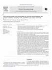 Research paper thumbnail of Effects of personality trait emotionality on acoustic startle response and prepulse inhibition including N100 and P200 event-related potential