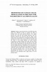 Research paper thumbnail of Properties Of Fatigue Crack Propagation In Friction Stir Welded 2024-T3 Aluminum Alloy