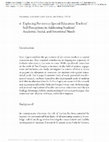 Research paper thumbnail of Exploring Pre- service Special Education Teachers’ Self- Perceptions in Addressing Students’ Academic, Social, and Emotional Needs