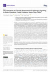 The Alteration of Chloride Homeostasis/GABAergic Signaling in Brain Disorders: Could Oxidative Stress Play a Role? Cover Page