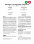 Research paper thumbnail of Differential cost analysis with simultaneous potentials and anti-potentials