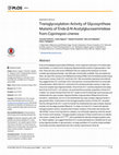 Transglycosylation Activity of Glycosynthase Mutants of Endo-β-N-Acetylglucosaminidase from Coprinopsis cinerea Cover Page