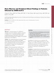 Bone Marrow and Peripheral Blood Findings in Patients Infected by SARS-CoV-2 Cover Page