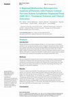 A Regional Multicenter Retrospective Analysis of Patients with Primary Central Nervous System Lymphoma Diagnosed from 2000-2012: Treatment Patterns and Clinical Outcomes Cover Page