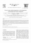 Research paper thumbnail of From A-type antiferromagnetism to ferromagnetism in half-doped perovskite manganites