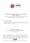 Research paper thumbnail of Nanostructuring of dense SnO2 ceramics by Spark Plasma Sintering