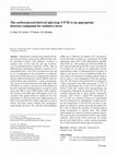 The carboxyproxyl-derived spin trap (CP-H) is an appropriate detector-compound for oxidative stress Cover Page