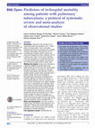 Predictors Of In-Hospital Mortality Among Patients Identified As Having Severe Sepsis By An Automated Clinical Decision Rule Cover Page