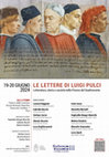 LE LETTERE DI LUIGI PULCI Letteratura, storia e società nella Firenze del Quattrocento Cover Page