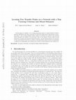 Research paper thumbnail of Locating Two Transfer Points on a Network with a Trip Covering Criterion and Mixed Distances