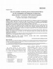 A study on the use of a portable monitoring device (Somnocheck Micro) for the investigation and diagnosis of obstructive sleep apnoea in comparison with polysomnography Cover Page