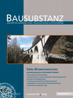 BAUSUBSTANZ Thema: Betoninstandsetzung Cover Page