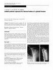 Limited posterior approach for internal fixation of a glenoid fracture Cover Page