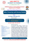 Research paper thumbnail of Short-Term Online Program: SDGs, Precarity and Literary Studies